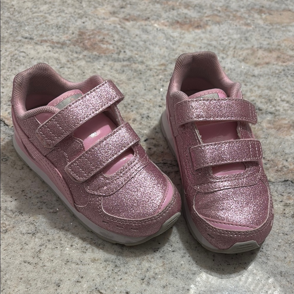 Puma Sparkly Pink Toddler Shoes